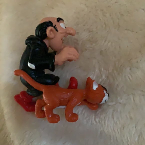 Gargamel figurine with Azrael the cat. - Picture 3 of 6